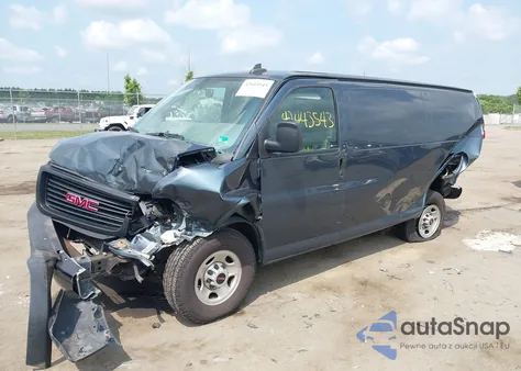2019 GMC Savana 2500 Work Van from USA, damaged, VIN 1GTW7AFG7K1368639
